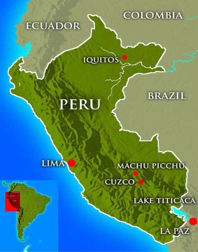 Maps of Peru - PERU GEOGRAPHY PROJECT